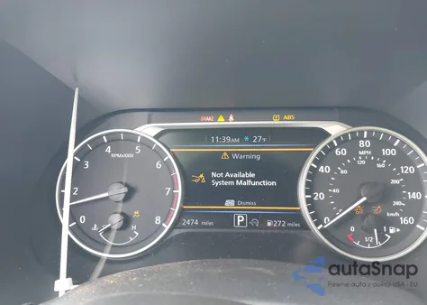 2025 Nissan Sentra Sv z USA, uszkodzony, nr VIN 3N1AB8CV4SY380797